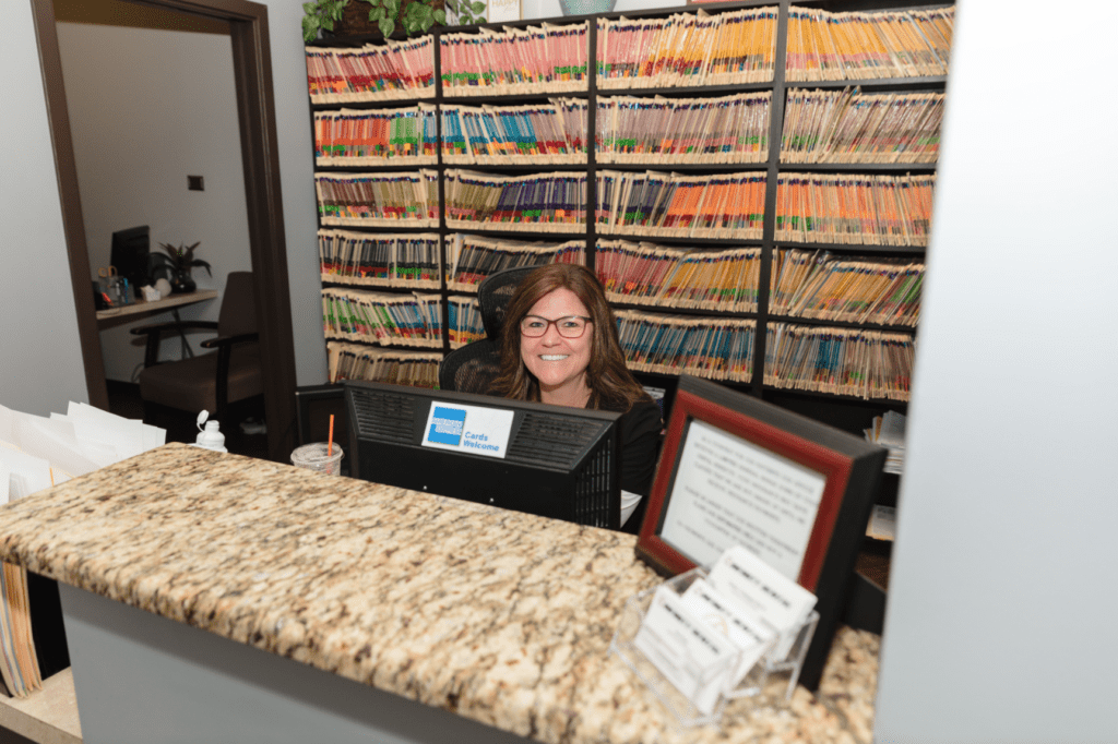 Infinity Dental Fox Lake front desk